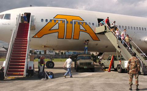 patriot grounded halted temporarily ata bankruptcy